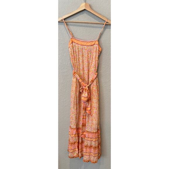 BILLABONG Wish For You Sleeveless Midi Sundress In Pink Dream Size Small - Picture 13 of 14